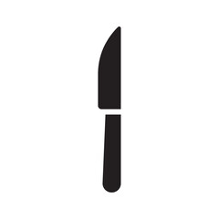 Knife icon logo design template isolated