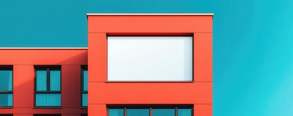 A large poster advertisement on the side of a building, with bold visuals and a catchy slogan, symbolizing impactful outdoor advertising Poster ad, Outdoor impact