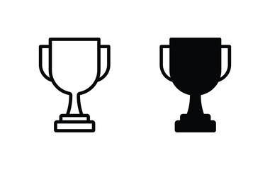 trophy icon, trophy sign vector