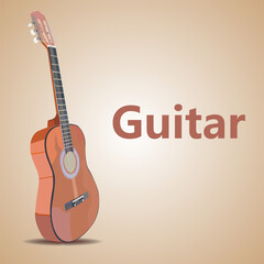 guitar vector sound music style