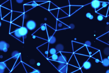 背景素材_光_青