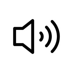 Audio speaker volume icon for apps and websites. color editable