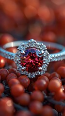 Ruby Ring Closeup.