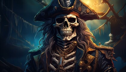 scary halloween skull