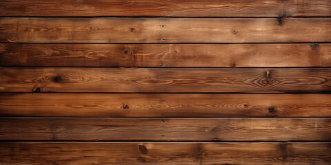 Naklejka premium Brown Wooden Planks Texture Background