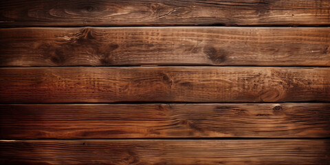 Dark Brown Wooden Planks Texture Background