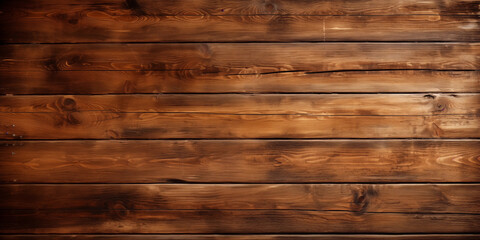 Naklejka premium Brown Wooden Plank Texture Background