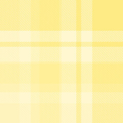 Yellow tartan plaid fabric seamless pattern of check background tartan with a textile fabric plaid texture. Tartan Scotland seamless plaid pattern vector. Retro background fabric.