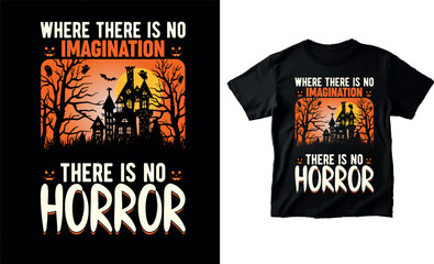 Halloween vector type t shirt design