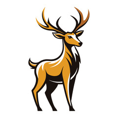 Deer vector design logo 21