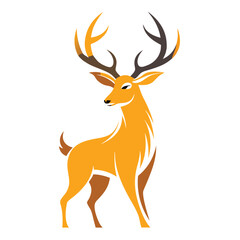 Deer vector design logo 22