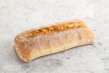 Italian ciabatta bread fresh and crust