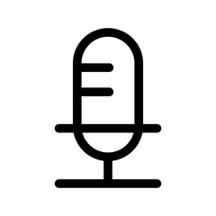Microphone icon template