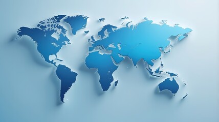 world map AI Generated
