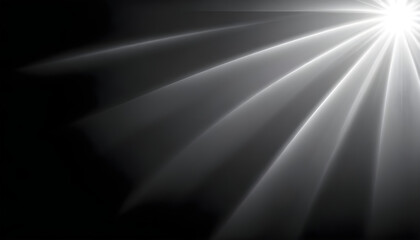 Bright white light beams shining background