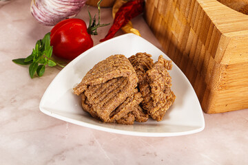 Liver Pate spread in the bowl