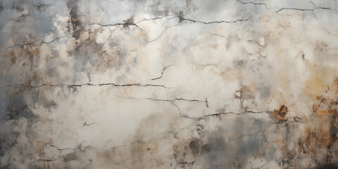 Obraz premium Cracked Concrete Wall Texture Grunge Background
