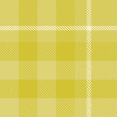 Green tartan plaid fabric seamless pattern of check background tartan with a textile fabric plaid texture. Tartan Scotland seamless plaid pattern vector. Retro background fabric.