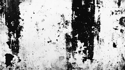 Abstract Black and White Texture of Peeling Paint
