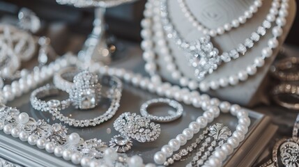 Diamond Jewelry Display.