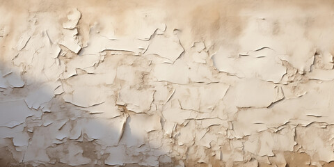 Obraz premium Cracked Beige Wall Texture Background