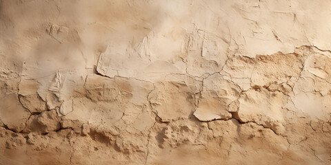 Cracked Beige Sandstone Wall Texture Background