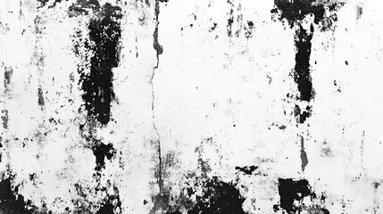 Grunge Wall Texture: Black and White Abstract