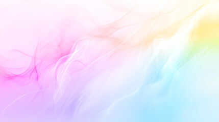 Obraz premium A colorful background with a rainbow and smoke. The background is very colorful and the smoke is in the middle