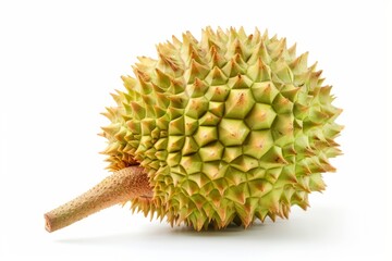 Fototapeta premium A fresh durian isolated on white