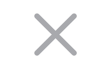 Cross free interface icon