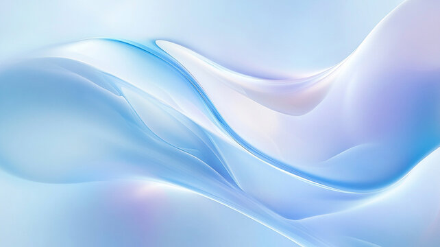 background design featuring soft, flowing waves in shades of blue and white, perfect for an Apple mobile phone wallpaper. gentle curves evoke sense of calm and tranquility