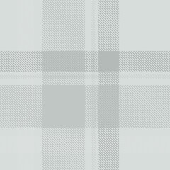 Gray tartan plaid fabric seamless pattern of check background tartan with a textile fabric plaid texture. Tartan Scotland seamless plaid pattern vector. Retro background fabric.