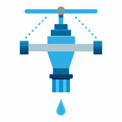 Automatic or Manual Sprinkler System Vector Design - Lawn Care Graphics for SVG, Cricut, Clipart & T-Shirt Printing