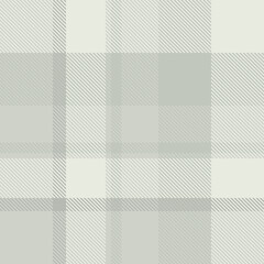Gray tartan plaid fabric seamless pattern of check background tartan with a textile fabric plaid texture. Tartan Scotland seamless plaid pattern vector. Retro background fabric.