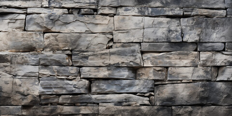 Rough Stone Wall Texture  Gray and White
