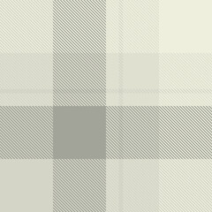 Gray tartan plaid fabric seamless pattern of check background tartan with a textile fabric plaid texture. Tartan Scotland seamless plaid pattern vector. Retro background fabric.