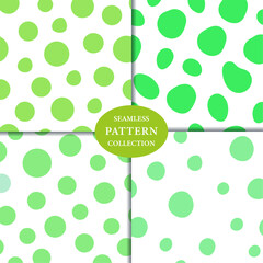Abstract light green spots texture Seamless Pattern Background