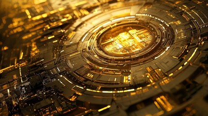 Obraz premium Futuristic Penthouse Interior Design Concept Blueprint