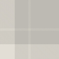 Gray tartan plaid fabric seamless pattern of check background tartan with a textile fabric plaid texture. Tartan Scotland seamless plaid pattern vector. Retro background fabric.