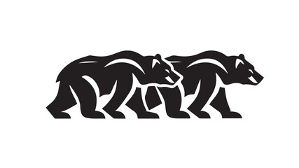 Social Media Logo design black and white