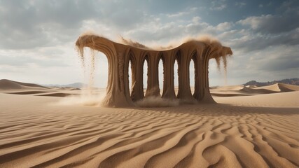 sand dunes in the desert
