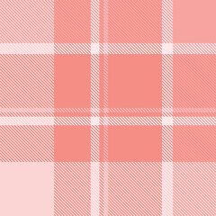 Red tartan plaid fabric seamless pattern of check background tartan with a textile fabric plaid texture. Tartan Scotland seamless plaid pattern vector. Retro background fabric.