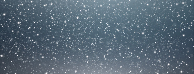 Christmas background. Powder dust light white PNG. Magic shining white dust. Fine, shiny dust particles fall off slightly. Fantastic shimmer effect.