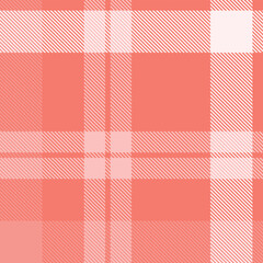 Red tartan plaid fabric seamless pattern of check background tartan with a textile fabric plaid texture. Tartan Scotland seamless plaid pattern vector. Retro background fabric.