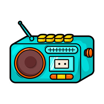 recommend clip art: cartoon  classic radio illustration art