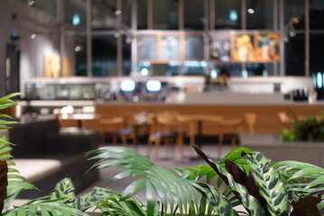 カフェのレジ周りの風景
