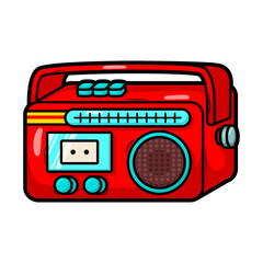 cartoon  classic radio illustration art