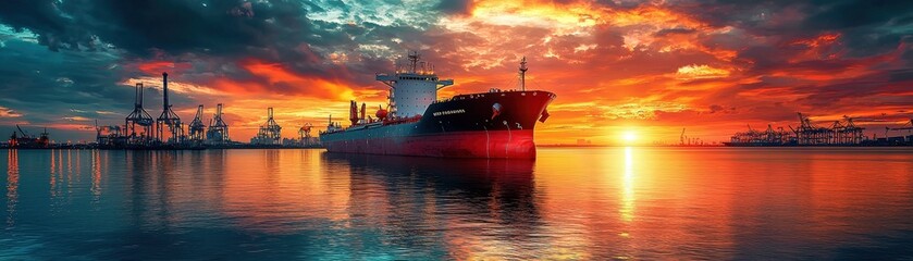 Oil price increase and global markets, visualizing the impact of export restrictions on global trade.