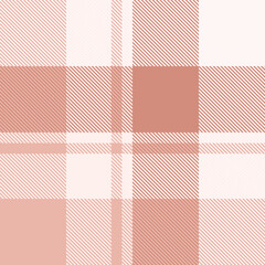 Brown tartan plaid fabric seamless pattern of check background tartan with a textile fabric plaid texture. Tartan Scotland seamless plaid pattern vector. Retro background fabric.