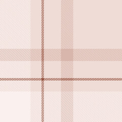 Brown tartan plaid fabric seamless pattern of check background tartan with a textile fabric plaid texture. Tartan Scotland seamless plaid pattern vector. Retro background fabric.